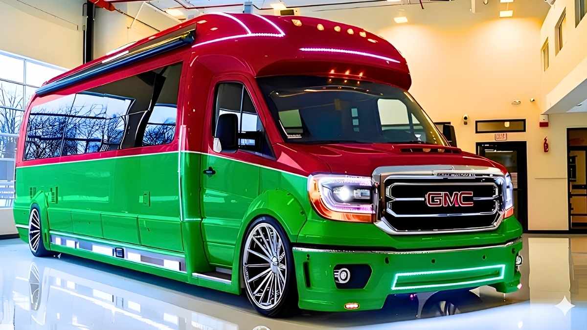 2026 GMC Savana Limo Camper Luxury Comfort and Smart Technology for Ultimate Road Trips